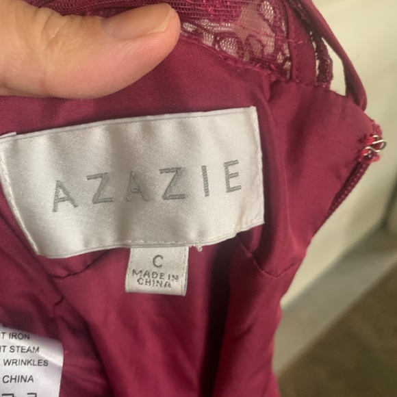 Azazie Crystal mulberry size 2 - Picture 7 of 8